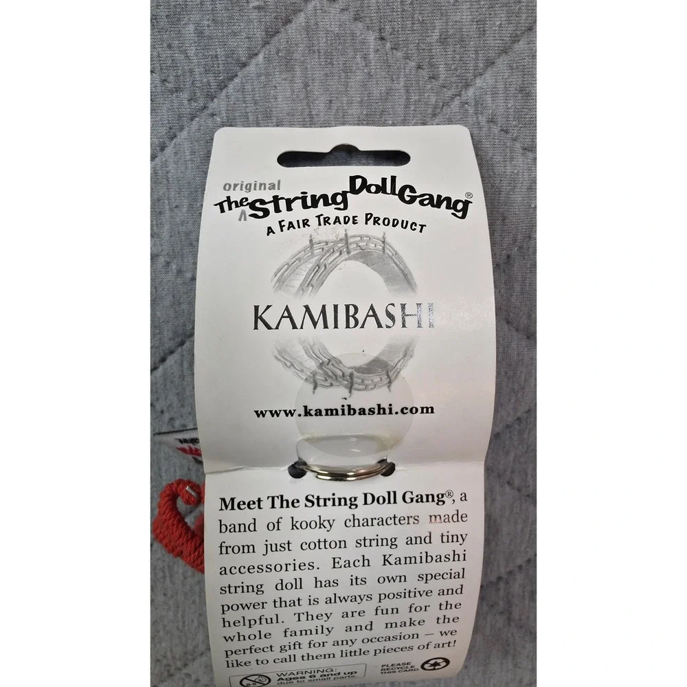 Kamibashi Otto the Octopus Keychain Red String Doll Gang New